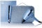 ghd Chronos & Helios Limited Edition - Hair Straighteners & Hair Dryer in ICY Blue with Iced Luxe Deluxe Vanity Case, for Faster Blow Drying and Styling with More Shine, UK Plug (Limited Edition)