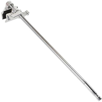 AsrMyjcx End Jaw Vise Grip Baby Pin 5/8'' Ball Head Aluminum Alloy Easy to Install Sturdy Ring Lights Thread Support Lighting Fixtures, 17 inch