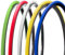 2 farbige Reifen 700 x 23C (23-622) + Presta-Reifenventil für Rennrad und Straßenreifen (gelb, 60 mm)