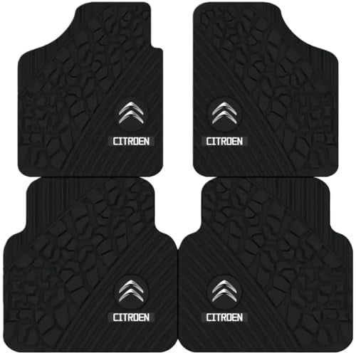 Tapis de Sol pour Citroen C4 Cactus 2014-2023, Tapis de Sol Voiture Moquette Tapis de Voiture Antidérapant Tapis Voiture Tapis en Moquette Tapis de Sol Avant et Arrière,A