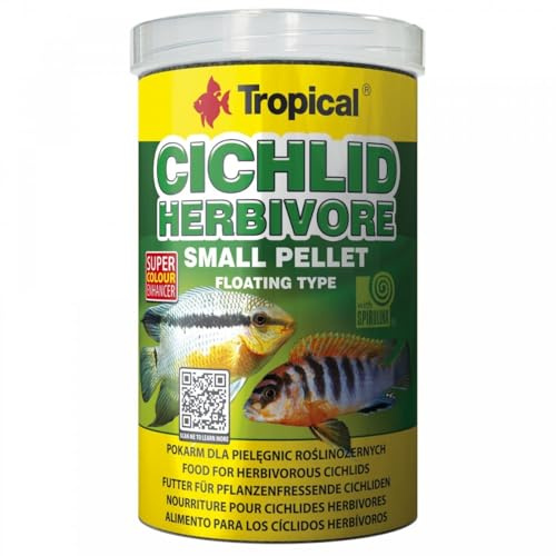 Tropical Cichlid HERBIVORE Pellet (small) - 250 ml