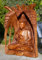 Wogeka - Exquisiter Buddha Meditation im Baum - Handarbeit aus Holz geschnitz als Geschenk-Idee zur Deko BMIB30