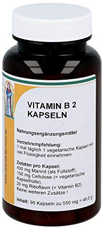 Vitamin B2 20 mg Riboflavin Kapseln