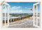 ARTland Wanddeko Wandtattoo selbstklebende Vinylfolie 100x70 cm Fensterblick Fenster Strand Meer Maritim Ostsee Möwe Himmel T5QT