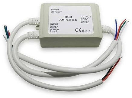 B·LED BARCELONA LED - Amplificador de señal/Repetidor RGB estanco 12-24V DC - 4A/canal