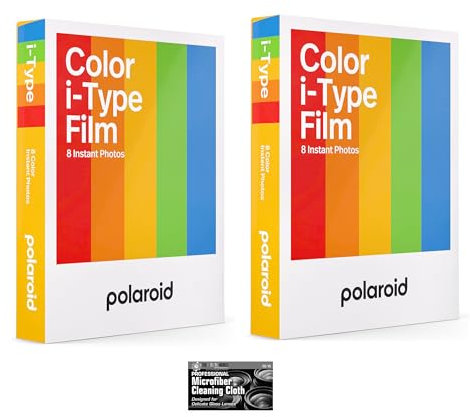 Impossible/Polaroid Color Glossy Instant Film for Polaroid Originals I-Type OneStep2 Camera - 2-Pack
