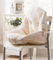 Marbeine Coussin de Chaise Coquille Forme Velours avec Dossier Pad Douillet pour Coussin Fauteuil Chaise Jardin (Beige)