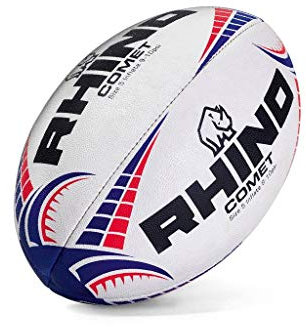 Rhino Comet Rugbyball Match S5, Weiß