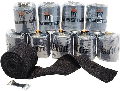 Meister 10 fasce elastiche in garza per boxe e MMA, stile messicano