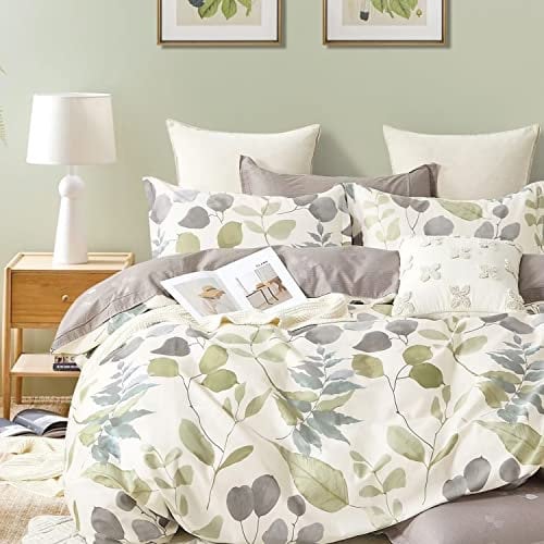 Essina Duvet Cover Set – 3 Pcs Double Duvet Set – Double Duvet Cover and Pillow Sham – Double Duvet Set Cotton 620 Thread Count– Soft Cotton Bedding – Luxurious Bed Cover – Watercolour