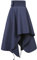 RL24 - Reitrock | atmungsaktiver Thermorock | wasserabweisend & Winddicht | Outdoor Rock für Damen | Warmer Winter Rock aus Fleece | Reitbekleidung Damen | Farbe Dark Navy | Größe 34-38