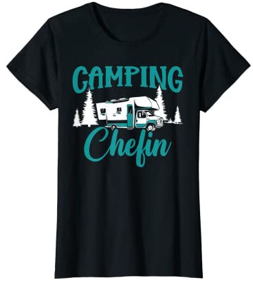 Wohnmobil Camping Chefin Camper T-Shirt