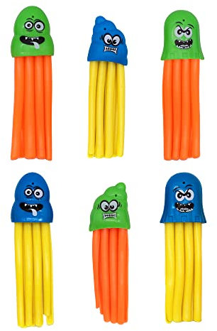 TOPWAYS Pool Tauchen Spielzeug Set 6 Tauchen Medusa Tauchen Torpedos Schwimmen Unterwasser Pool Trainingsspielzeug Tauchen Spiele Training Kindergeschenke (Medusa)