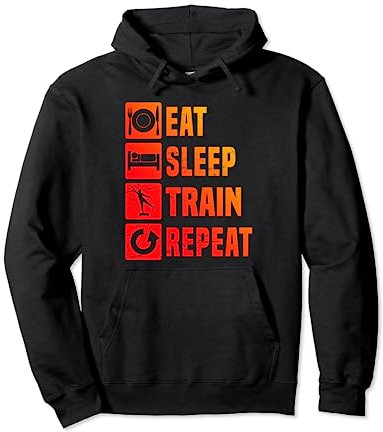 Konditionstraining Herren Krafttraining Aerobic Pullover Hoodie