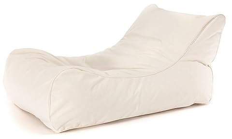 Ecopuf Wetterfester Outdoor Sitzsack Master – Wasserabweisend, Beanbag mit EPS-Perlen, Ideal für Drinnen und Draußen, für Garten, Pool und Terrasse, Relaxliege für Kinder & Erwachsene