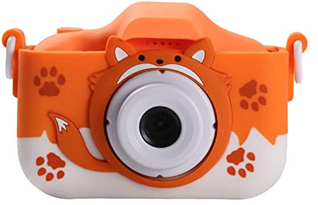 Brensty HD-Kamera Spielzeug für Kinder Digitalkamera Videokamera mit 32 GB SD-Karte für Kinder Babygeschenke Orange
