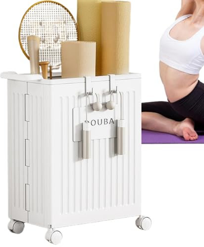Vielseitiger Faltbarer Matten-Organizer, Aufbewahrung Von Yoga-Ausrüstung, Organizer Für Trainingsausrüstung, Eck-Aufbewahrungskorb, Einfache Montage Für Die Organisation Von Yoga-Zubehör (1 Stück)