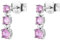Orecchini da donna di Brosway della collezione Fancy della linea Vibrant Pink. Orecchini in argento 925 rodiato, e zirconi rosa. La referenza è: FVP119