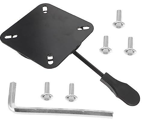 HOMSFOU Drehstuhl Neigungsmechanismus Für Bürostühle Ersatzteil Aus Hochwertigem Material Einfache Installation Geeignet Für Bürostühle Und Barhocker Lochabstand