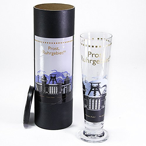 k. A. Ruhrgebiet - Bierglas 0,3l Skyline in Geschenkverpackung - Glas