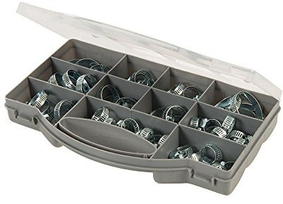 Fixman Schlauchschellen-Sortiment 60-teilig, 1 Stück, silber, 138252