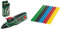 Pistolet à colle Bosch - GluePen (livré avec un chargeur USB et 4 bâtons de colle) + Lot de 10 bâtons de colle de couleur