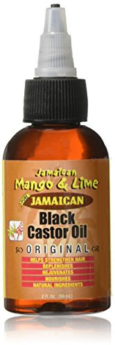Jamaican Mango & Lime Mango giamaicano e Black Lime olio di ricino, Originale, 2oz-