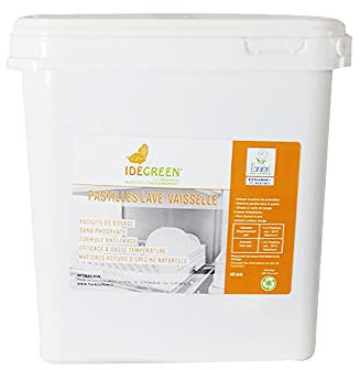 Pastilles lave-vaisselle écologiques - Seau de 125 pastilles