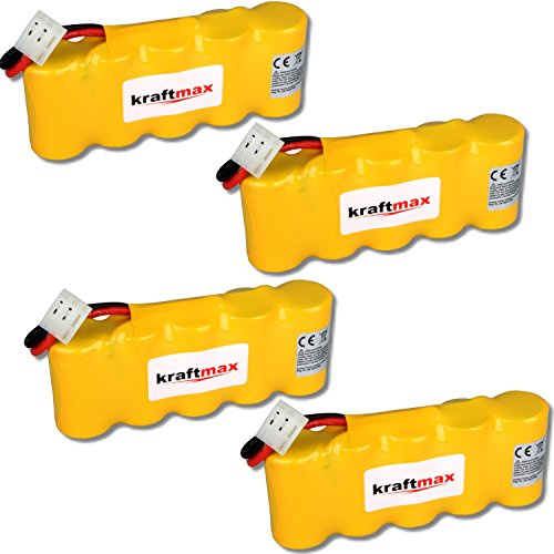 kraftmax 4X Akku für Bosch SOMFY K8 K10 K12-6V / 2000mAh NIMH - Hochleistungs- Akku mit über 42% mehr Leistung gegenüber den Akku mit 1400 mAh