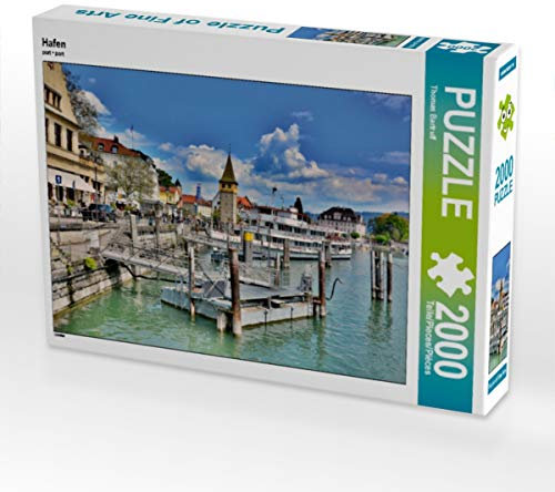CALVENDO Puzzle Hafen 2000 Teile Puzzle quer | 2000 Teile Lege-Größe 90 x 67 cm Foto-Puzzle für glückliche Stunden