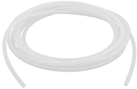 sourcing map 2mm x 4mm 2,5M lang hoch temperaturbeständigen Silikon Schlauch kremeweiß DE de