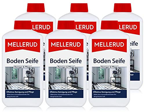 Mellerud Bodenfliesen Reiniger und Pflege 1L - Farbauffrischend (6er Pack)