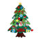 jatour Sapin De Noël Feutrine, Feutre Arbre Diy Avec 32Pcs Ornements Détachables, Feutrine A Decorer Montessori Décoration, Ensemble Pour Déco