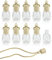 10Pcs Car Air Freshener Perfume Bottle, Aromatherapy Fragrance Essential Oil Diffuser Hanging Perfume Pendant Auto Ornaments Decor Accessories