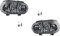 Johns, passend für VW Golf Scheinwerfer Satz IV 4 1J1 mit H7/H1 97-03, links und rechts