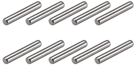 METALLIXITY Tassello Perno (3x14mm) 25pz, 304 Acciaio Inox Scaffale Supporto Pioli Perno Fissaggio Elementi - per Metallo Dispositivi, Mobili Installazione, Industriale, Fai da Te