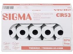 SIGMA Kassenrollen, 57 mm x 12 m, 15 StŸck