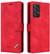 OKZone Coque pour Samsung Galaxy A13/M13 5G/A04 4G/A04S, Étui de Protection de Portefeuille Antichoc de Fente pour Carte, Support de Carte à Rabat en Cuir en PU Étui (Rouge)