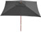 Décoshop26 Parasol de Jardin 3x4m rectangulaire Polyester/Bois 6kg Anthracite 04_0003826