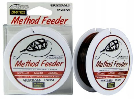 Angelschnur MISTRALL Shiro Method Feeder schnell sinkende Feederschnur Karpfenschnur 0,18-0,35mm 150m Monofile (0,22mm/6,70kg)