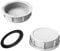 Qrity 2 Piezas de Fregadero de Cocina, Tapa Ciega para Tubería de Desagüe, Rosca Hembra, Tapa de Tubería de 54 mm, Gris