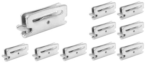 Lasiprofi Kombi-Anker-Endbeschlag ohne Ring | Set 10 | für Kombi Anker Zurrschiene | Endbeschlag Fitting Kombi Anker Zurrbeschlag