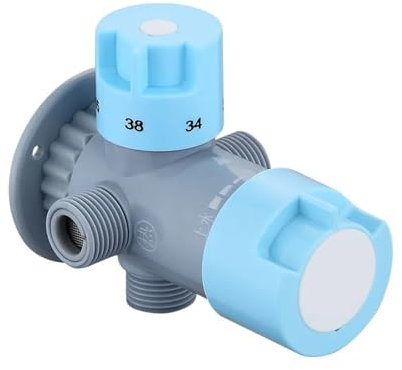 1 Stück ABS-Thermostatventil, einfaches Badezimmer, Dusche, Badewanne, heißes und kaltes Wasser, Mischventil, Wasserhahn