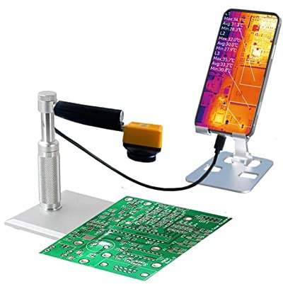 Termocamera Commerciale Termocamera a infrarossi Staffa per Telefono Cellulare PCB Scheda Madre Elettronica Banco di Lavoro per Manutenzione per l'ispezione degli edifici