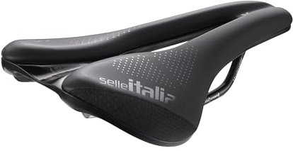 Selle Italia Novus Boost EVO X-Cross TM Superflow – MTB & Gravel Sattel, anatomisches Loch, SuperFabric Einsätze, extra Polsterung – Größe L3, Schwarz