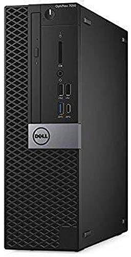 Dell OptiPlex 7050 Ordinateur de bureau compact Intel Core i5-7500, 8 Go DDR4, 256 Go de mémoire SSD, Windows 10 Pro (1735H)