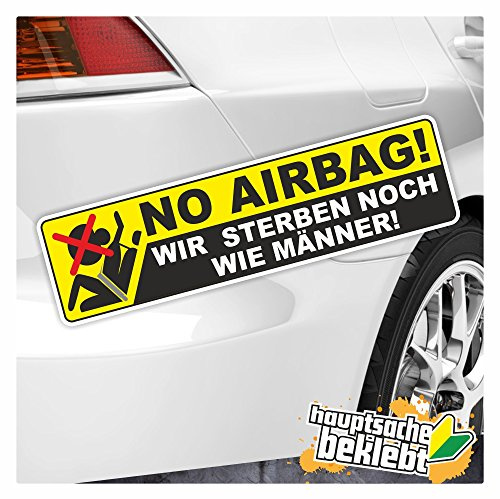 Kiwistar - Autoaufkleber - No Airbag erhältlich - für Auto, Laptop, Fahrrad, LKW, Motorrad Aufkleber mehrfarbig Sticker Decal 20 x 5 cm