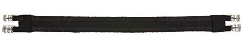 Rhinegold 0 Sattelgurt, Baumwolle, gepolstert, 56 cm, Schwarz Gurt, 55,9 cm (22 Zoll)