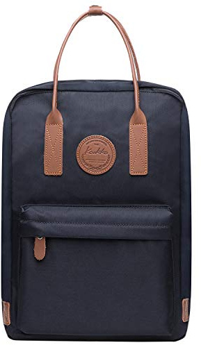 KAUKKO Kf Rucksack für Herren, Schwarz [K1007-2], 12 Inches, Tagesrucksack