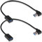 S SIENOC 2 x Modelo - L Conector Adaptador de Enchufe Macho USB 3.0 A en Ángulo de 90 Grados a Enchufe Hembra M/F (arriba y abajo de 90 grados de ángulo de cable)